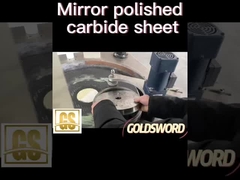 Lamiera di acciaio del carburo di tungsteno 100*100*1.2mm per la lega intarsiata scanalatura interna del silicio a semiconduttore